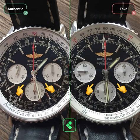 breitling navitimer fake vs real